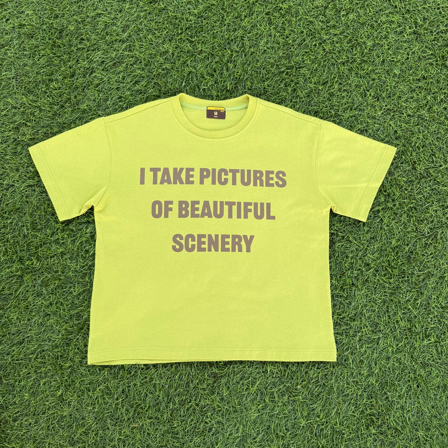 “I Take Pictures” Green Tee