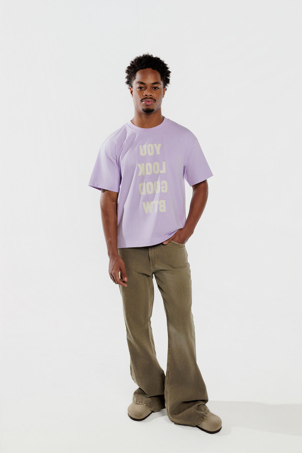 “You Look Good” Lilac Tee