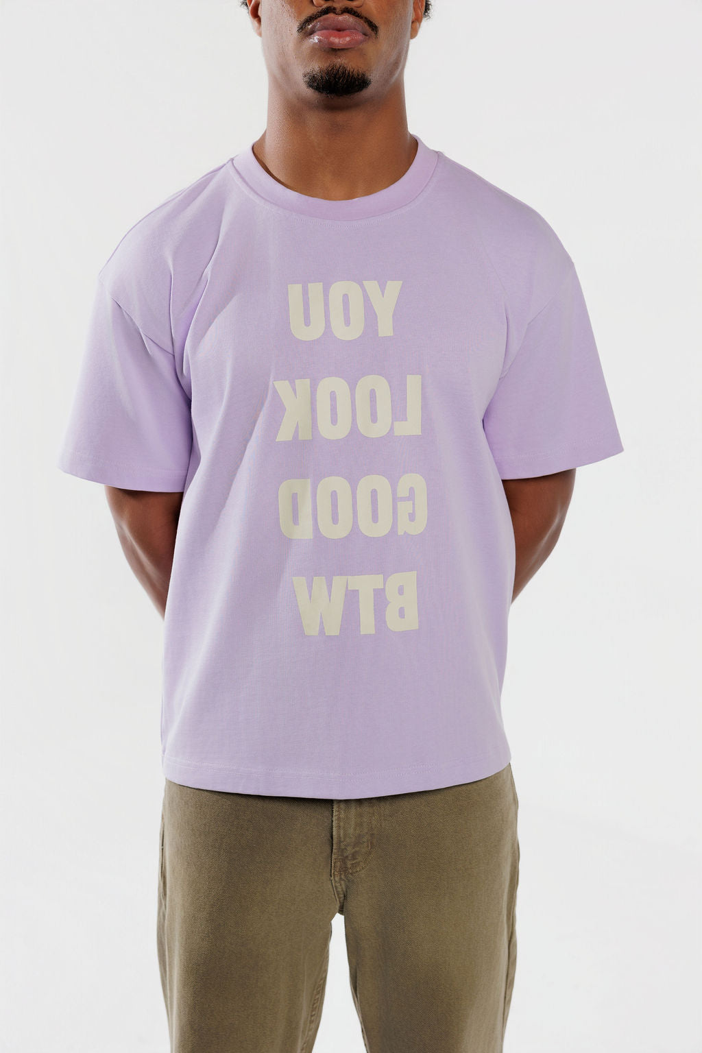 “You Look Good” Lilac Tee